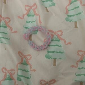 Charming Pink and Purple Kids Braided Bracelet